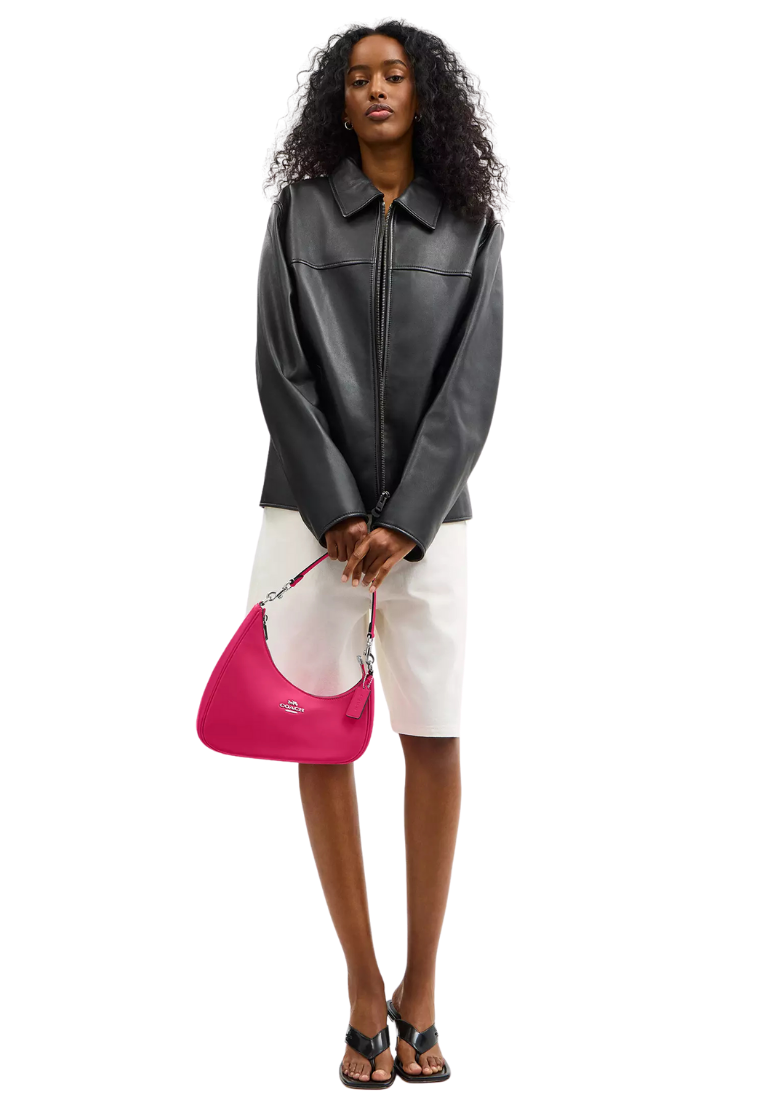 ( PREORDER ) Coach Twisted Teri Shoulder Bag In Dragon Fruit CBI01