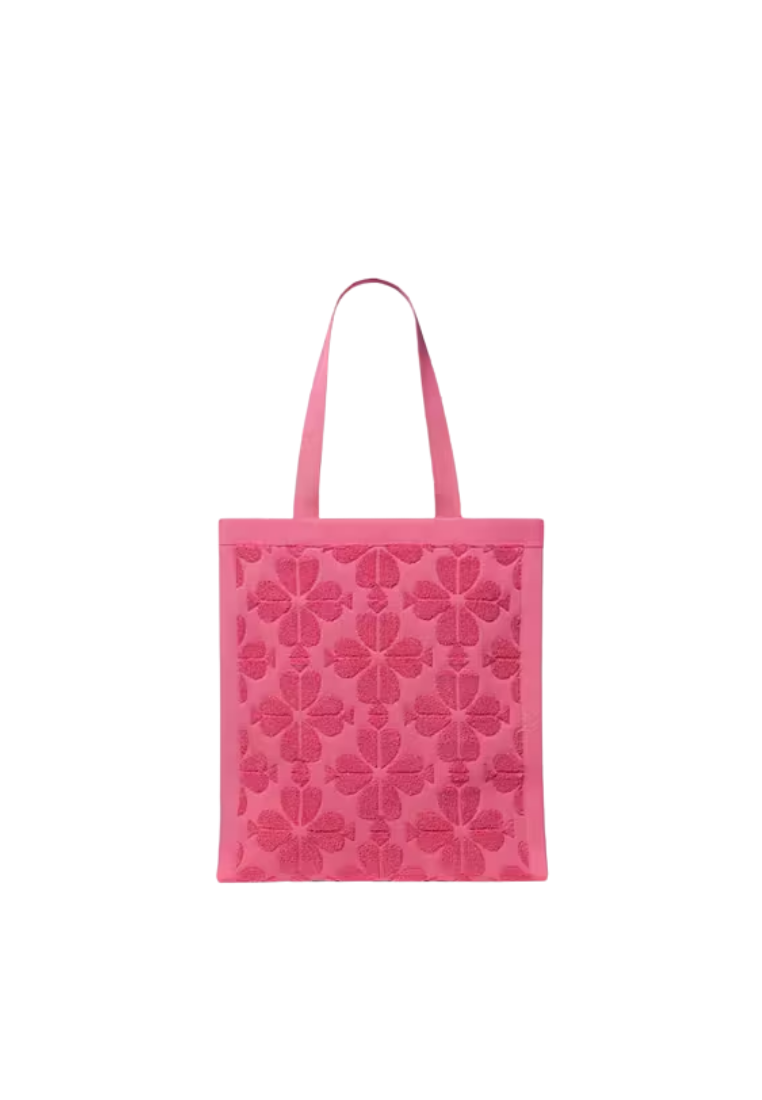( PREORDER ) Kate Spade Brooke Terry Carryall Large Tote Bag In Rose Oil KL836