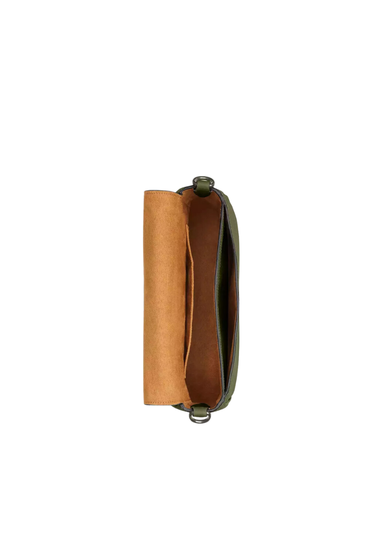 Coach Amelia Saddle Bag In Military Green CP107