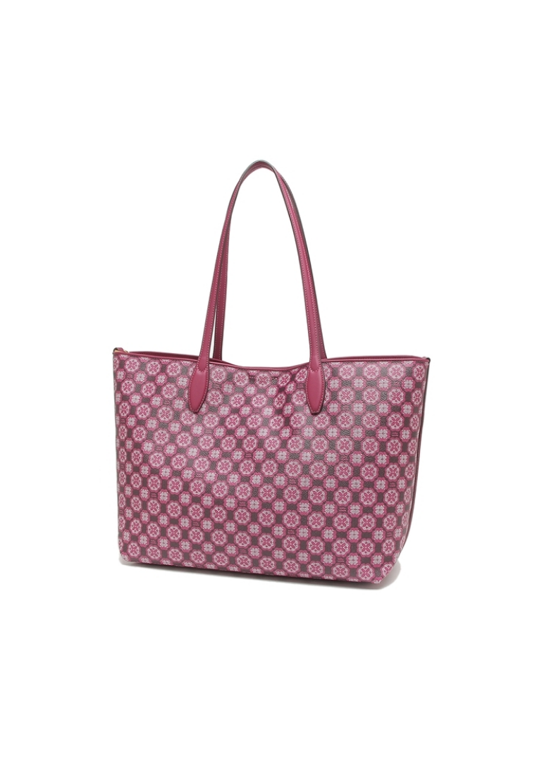 Kate Spade Flower Monogram Sutton Totebag Medium In Garnet Rose K9026