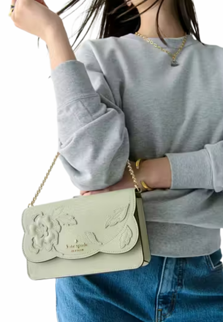 Kate Spade Madison Crossbody Bag In Sage Bundle KL869