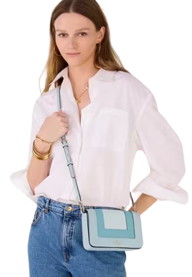 Kate Spade Lena Mini Crossbody Bag In Blue Multi KK149