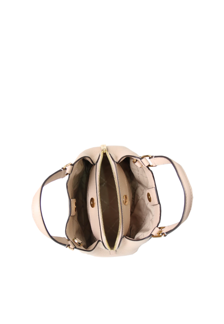 Michael Kors Arlo 35S3GW7C1L Small Leather Crossbody Bag In Buff
