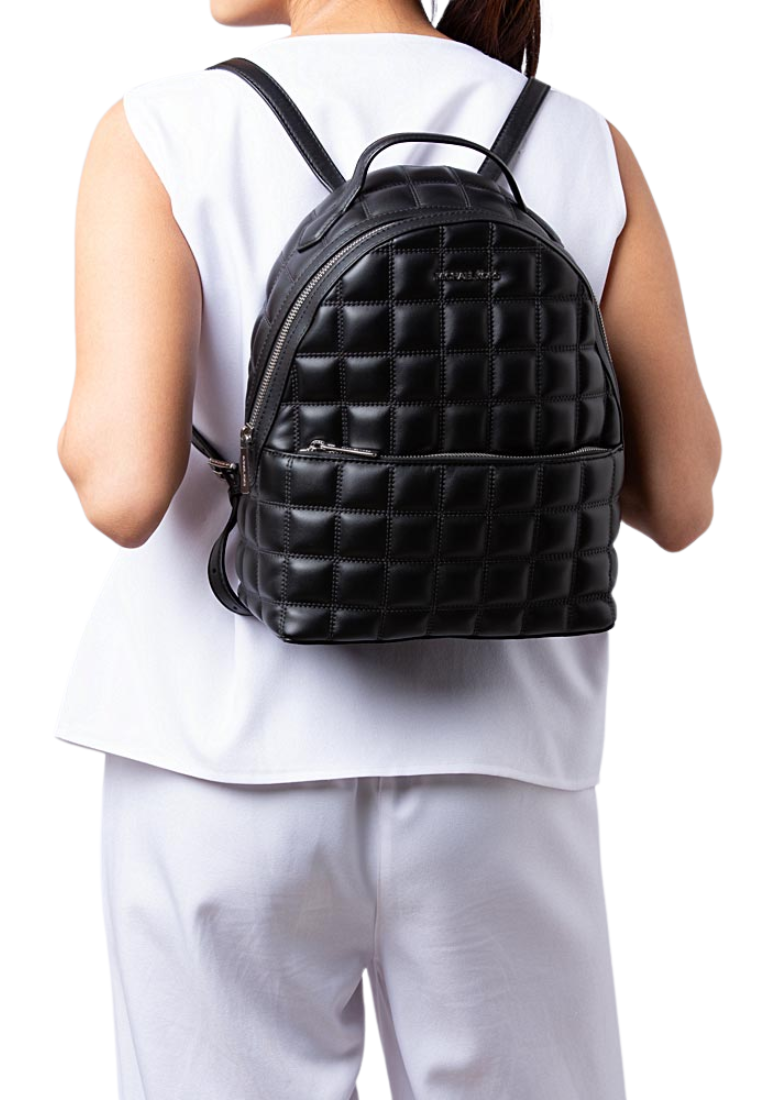 Michael Kors Sheila Quilted Leather Medium Backpack In Black Noir 35R5S6HB6V