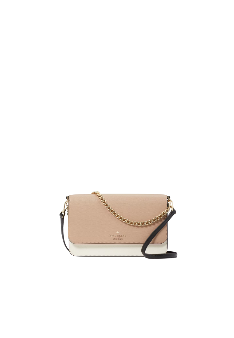 Kate Spade Madison Flap Convertible Crossbody Bag In Toasted KC623