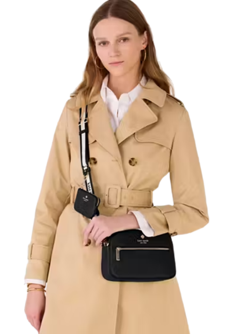 Kate Spade Emma Camera Crossbody Bag In Black KK072