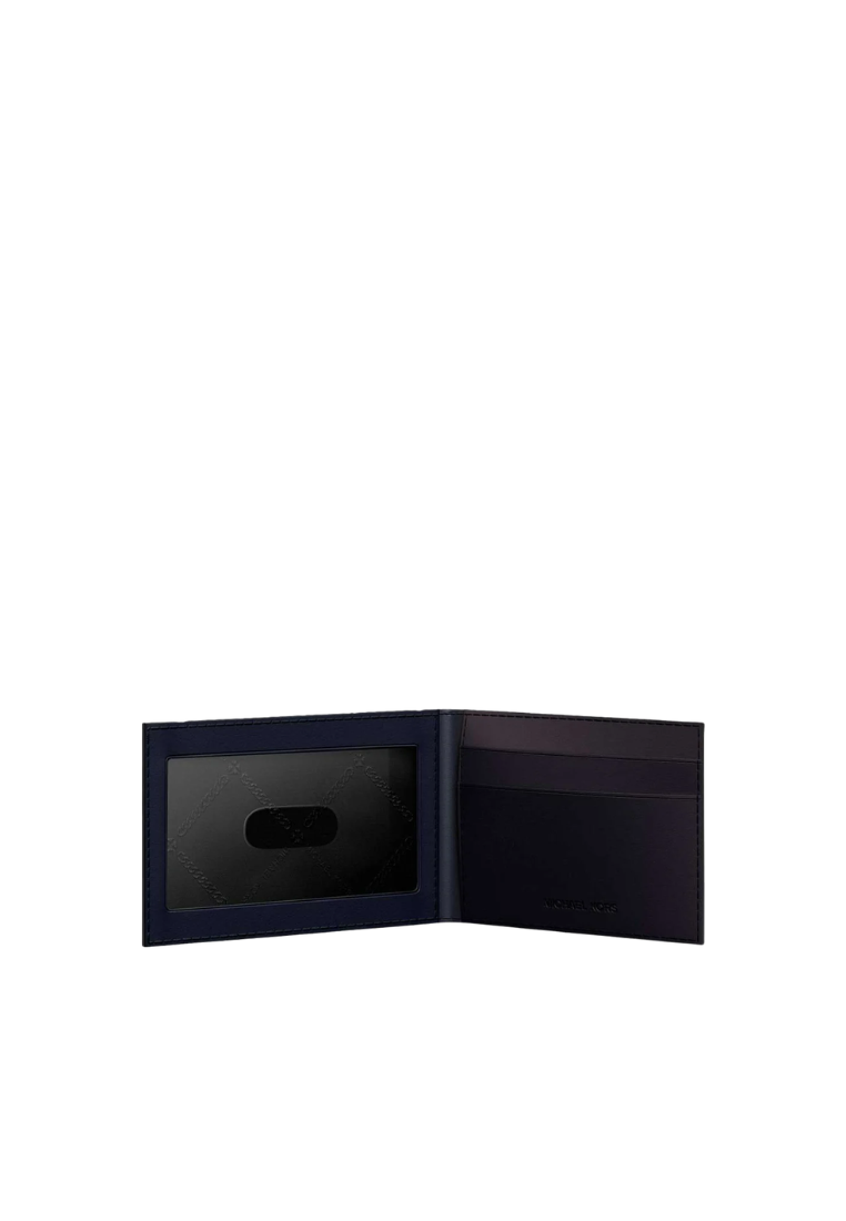 Michael Kors Cooper Billfold Wallet With Passcase In Navy Blue Marine 36S5LCOF2U