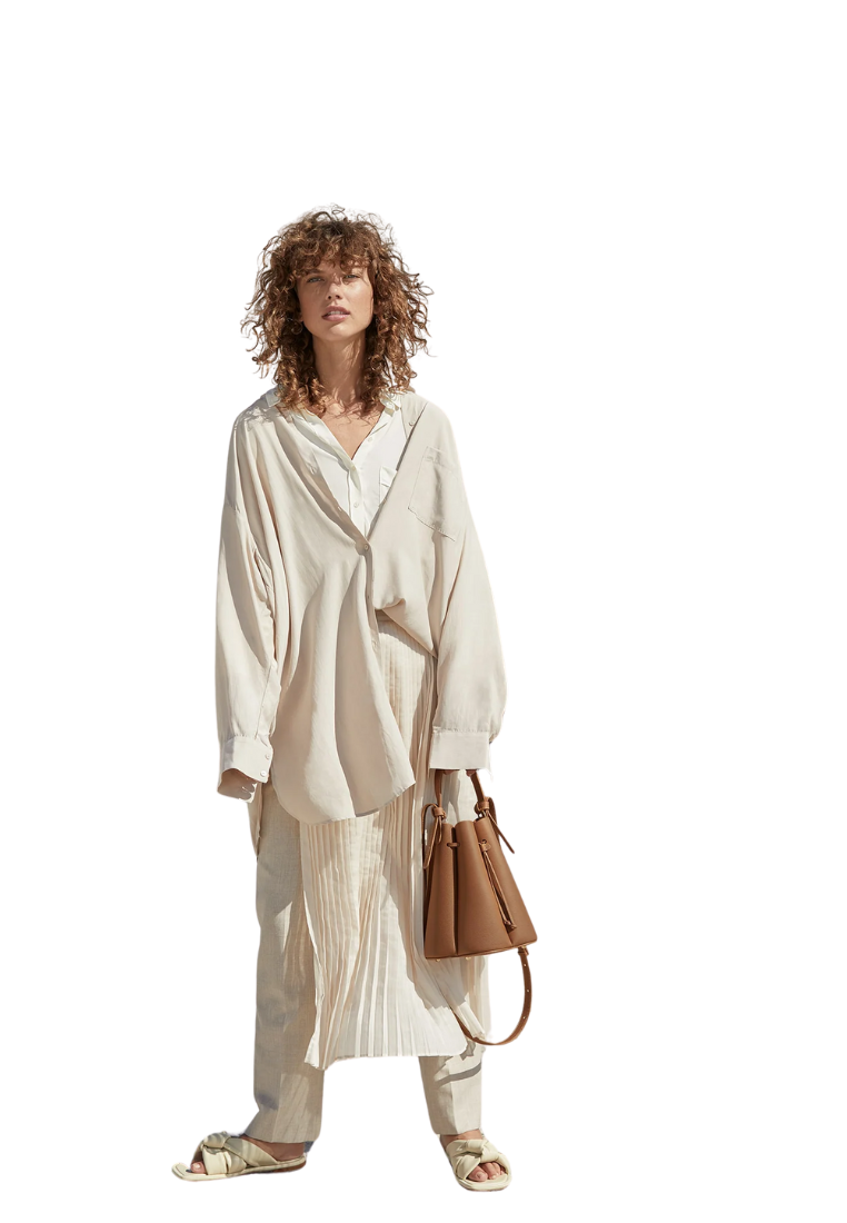 ( PREORDER ) Polene Numero Huit Crossbody Bag In Camel