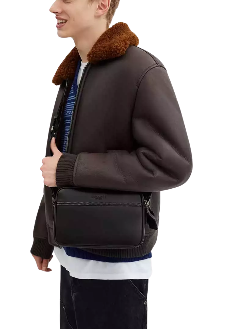 Coach Graham Crossbody Bag In Black CX140