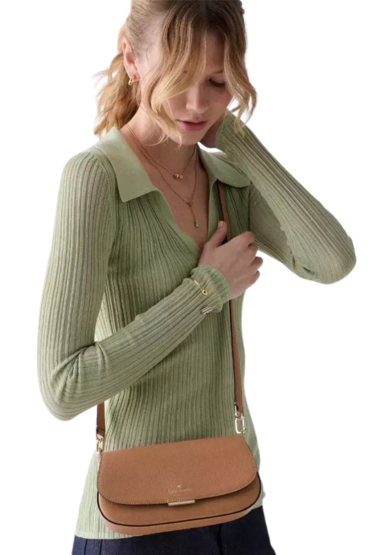 Kate Spade Quinn Mini Crossbody Bag In Tuscan Brown KN717