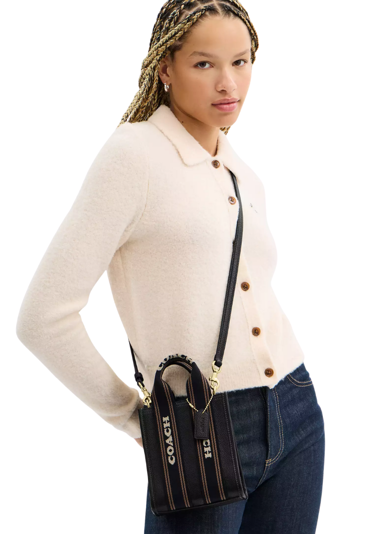 Coach Smith Mini Tote Bag In Black Multi CCF80