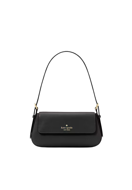 Kate Spade Madison Small Flap Shoulder Bag In Black KK952