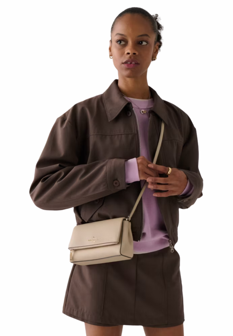 Kate Spade Leila Mini Crossbody Bag In Light Sand KE487