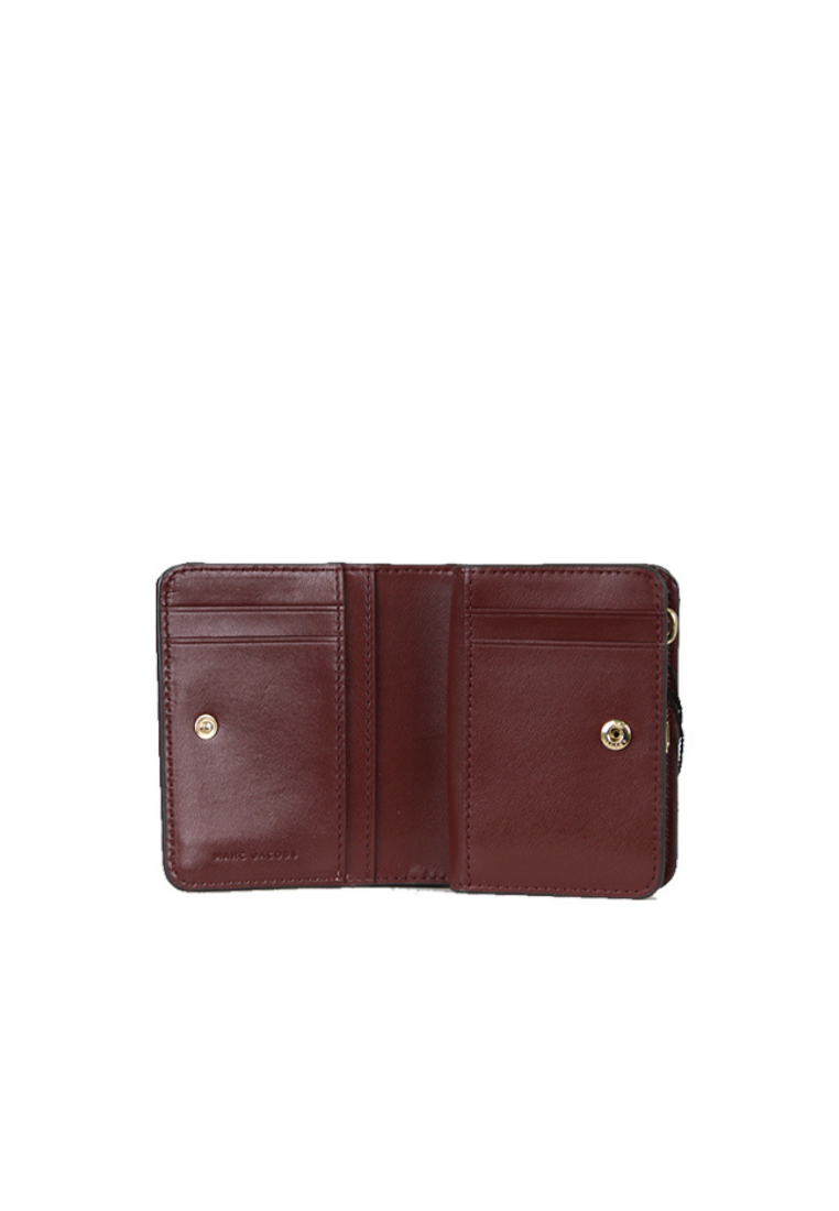 Marc Jacobs The Groove Mini Compact Wallet In Cognac S101L01SP21