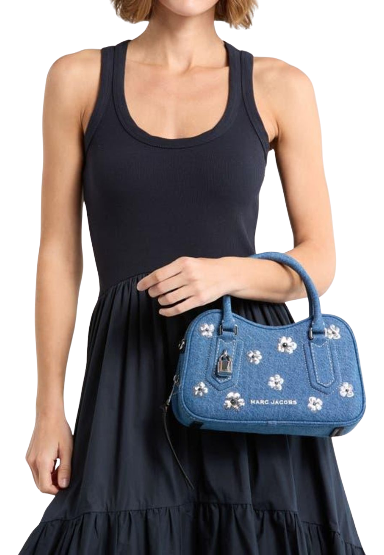 Marc Jacobs Daisy Sequin Shoulder Bag In Denim 4S6HSC001H02