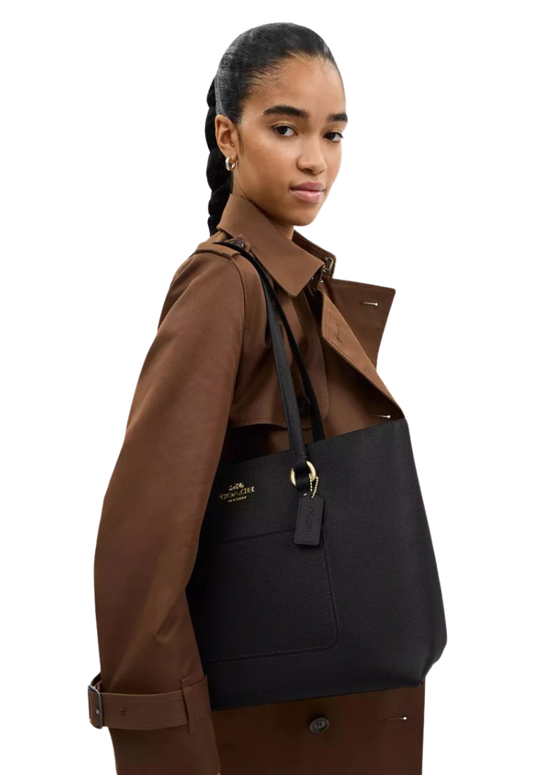 Coach Station Tote Bag In Black CCD71