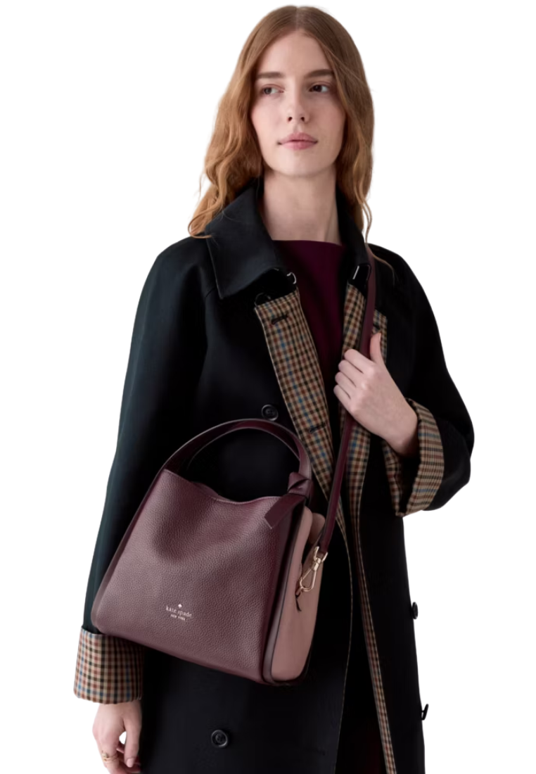 Kate Spade Knott Carryall Crossbody Bag In Grenache KM664