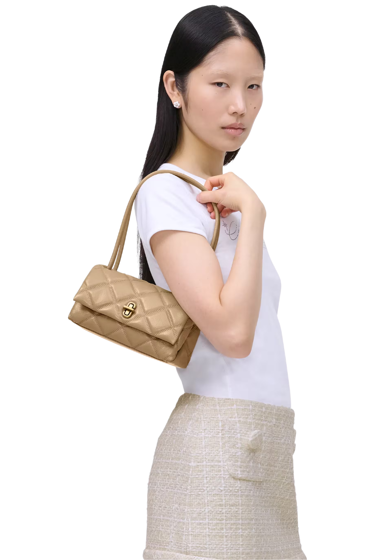 Marc Jacobs The Quilted Mini Dual Shoulder Bag In Camel 2S5HSH023H02