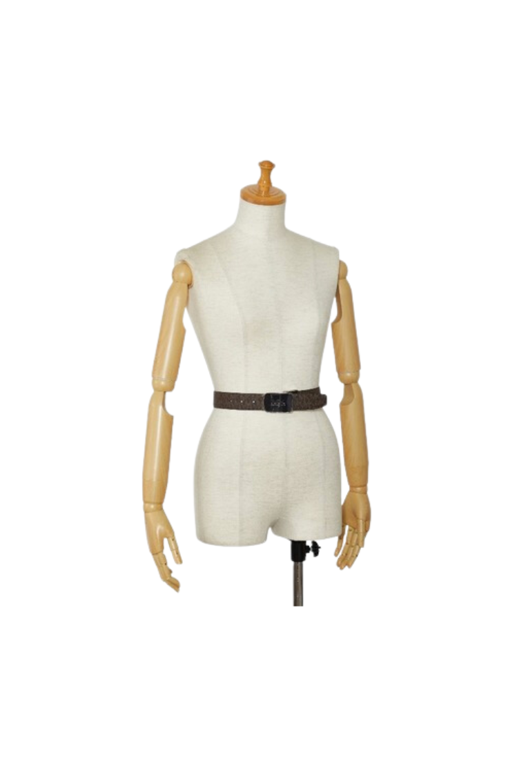 Michael Kors Cut to Fit Belt Reversible Signature In Brown Black 36H9MBLY1V
