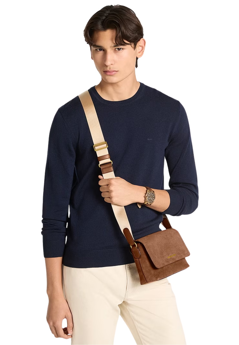 ( PREORDER ) Michael Kors Hudson Mini Crossbody Bag In Luggage 33F6GHDM5S