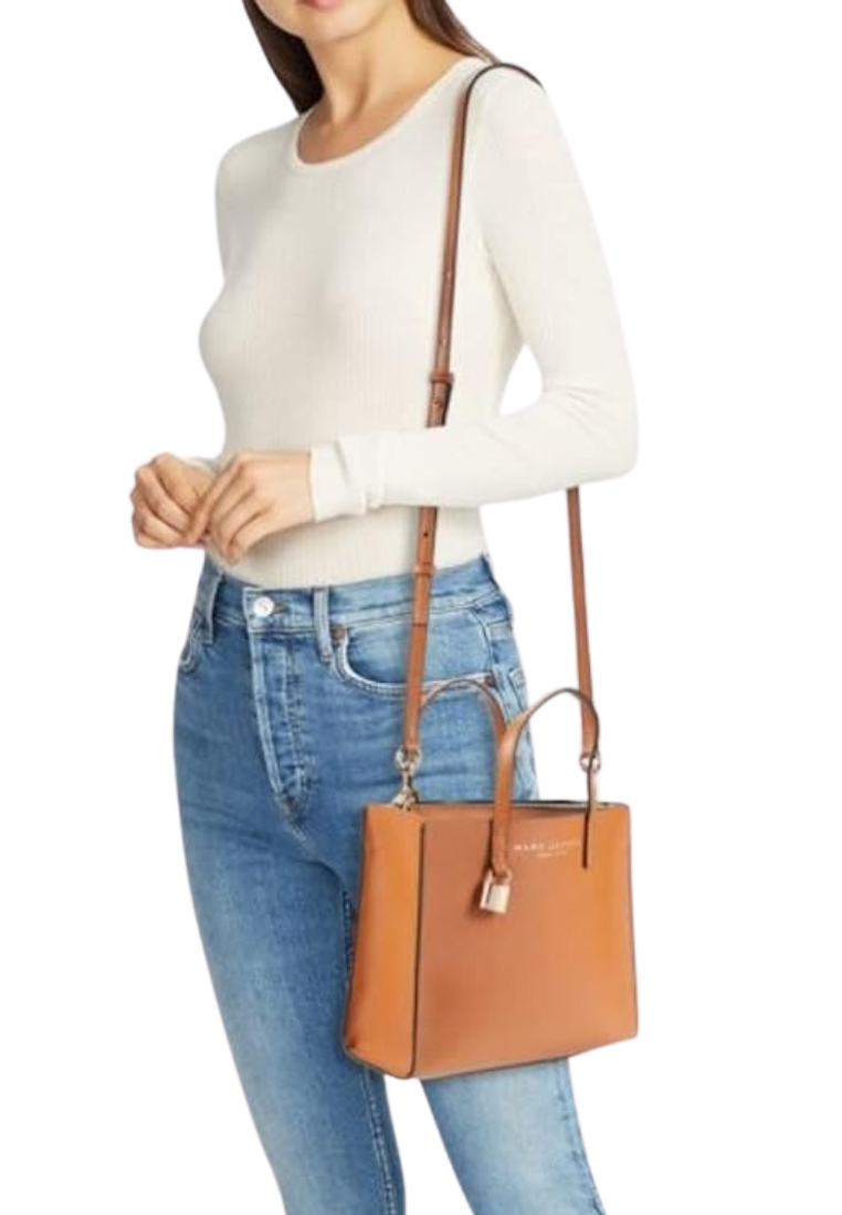 Marc Jacobs Mini Grind M0015685 Tote Bag In Smoked Almond