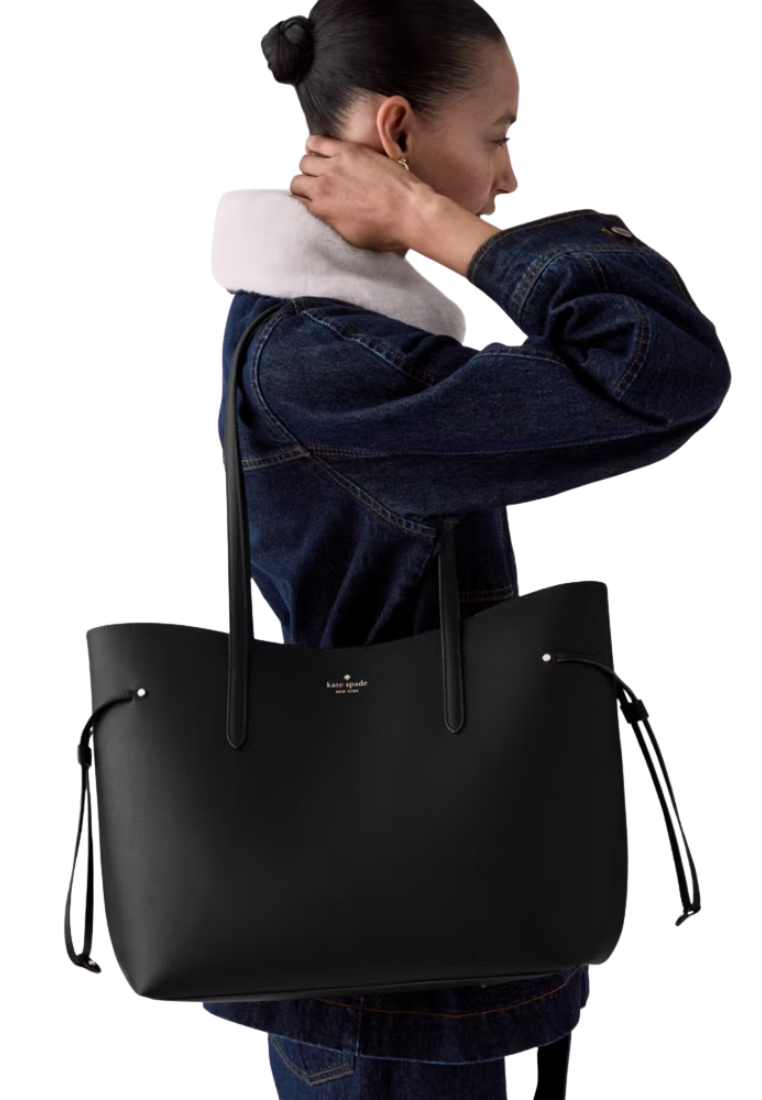 ( PREORDER ) Kate Spade Cleo Tote Bag In Black KP274
