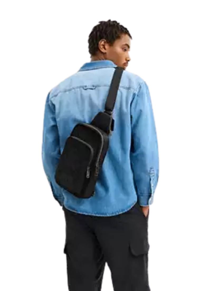 Coach Ethan Pack Crossbody Bag In Charcoal Black CBI71