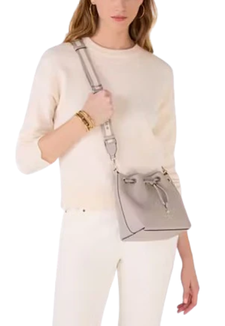 Kate Spade Emma Small Bucket Bag In Cozy Grey KK071