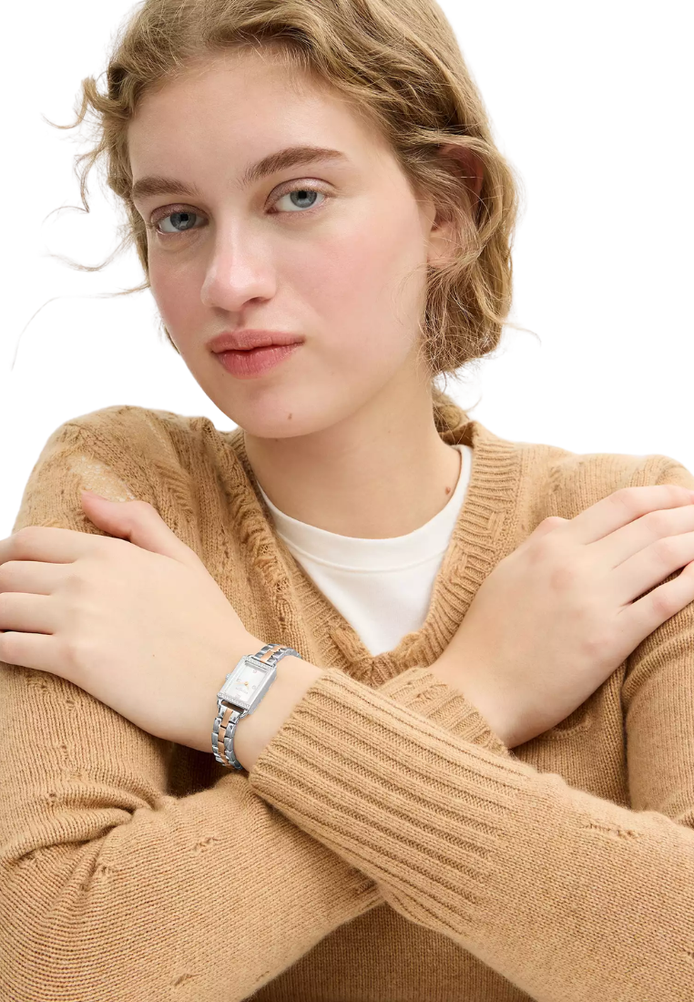 ( PREORDER ) Coach Mini Liz 17MM X 24MM Watch In Rose Gold CEK31
