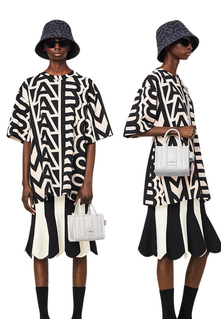 Marc Jacobs The Shiny Crinkle Small Tote Bag In White H065L01PF22