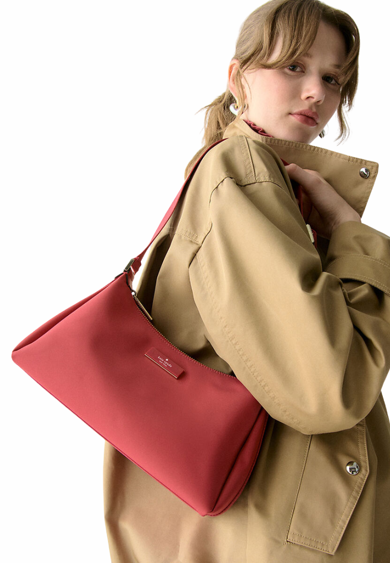 Kate Spade Carter Nylon Small Shoulder Bag In Rose Oil KL967