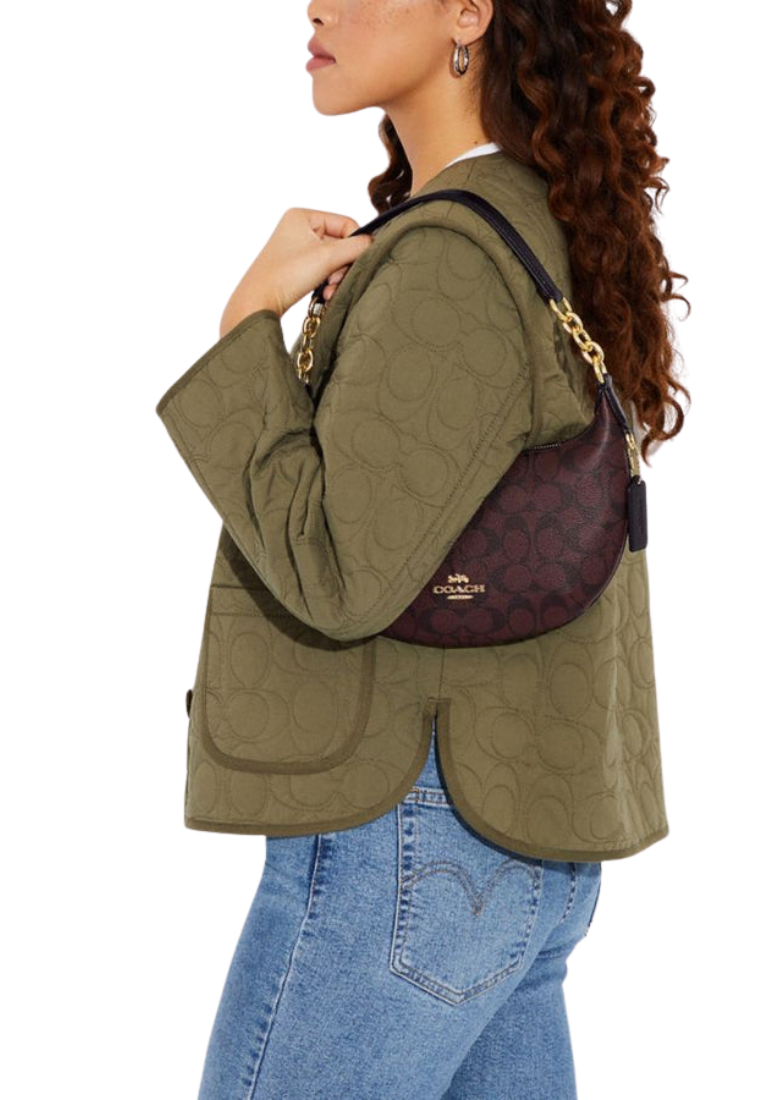 Coach Payton Shoulder Bag In Oxblood Multi CE620