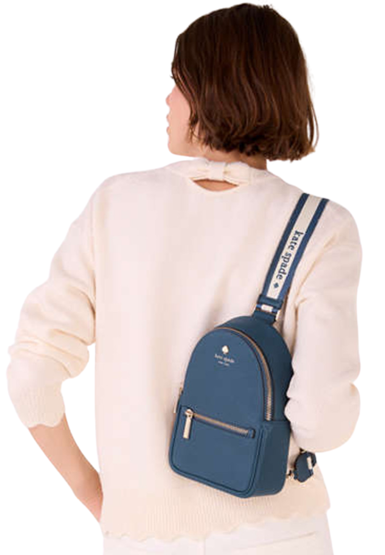 Kate Spade Emma Small Backpack In Blue Stone KK073
