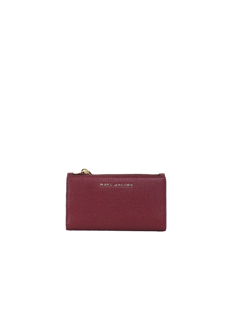Marc Jacobs Daily Small Wallet Slim Bifold In Pomegranate S105M06SP21