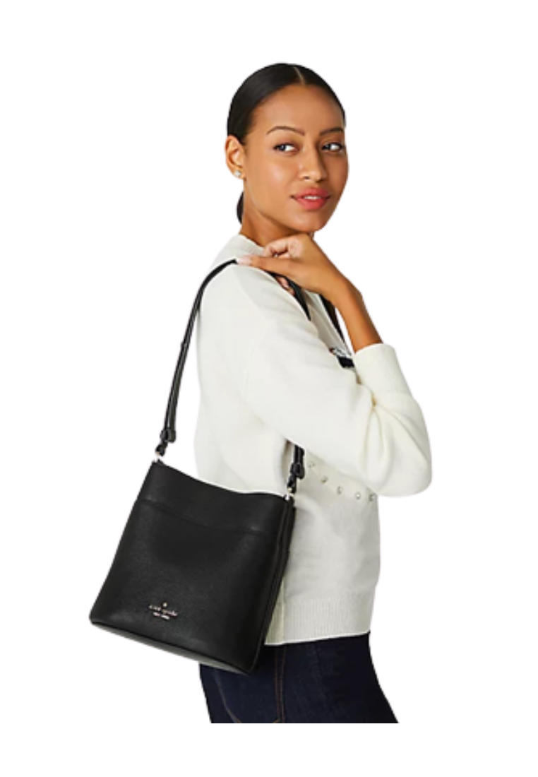 Kate Spade Leila Bucket Bag Small In Black KE489