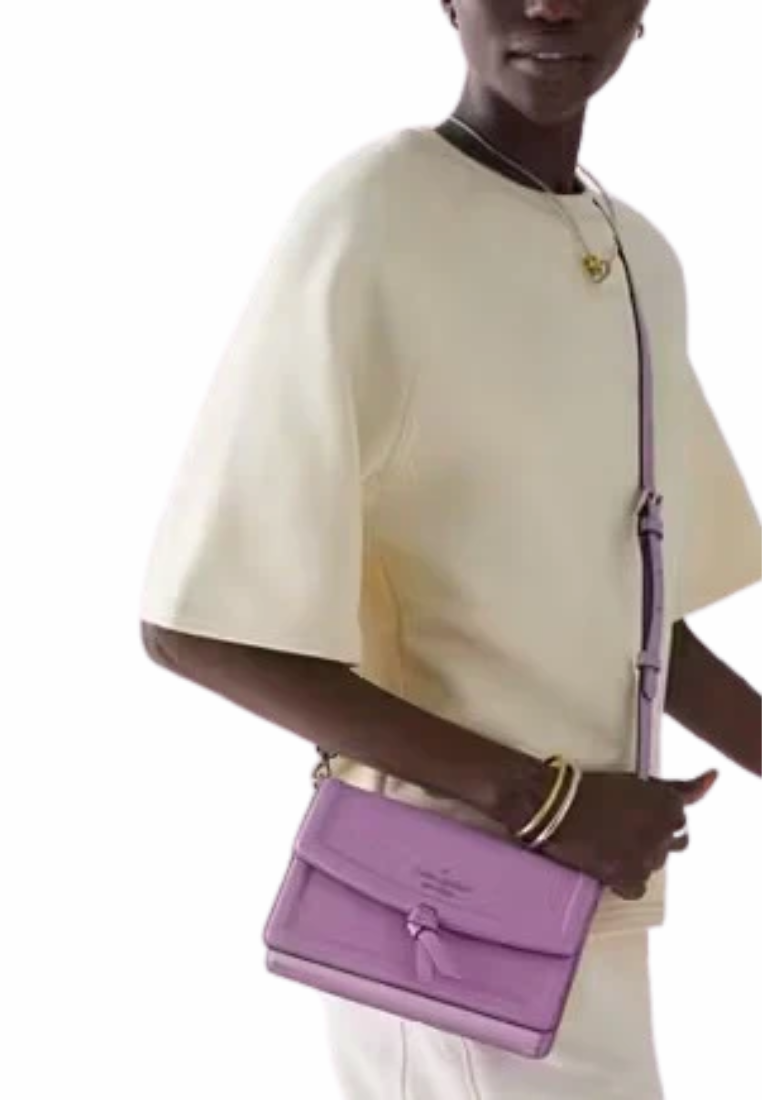 Kate Spade Knott Mini Flap Crossbody Bag In Wisteria KM611