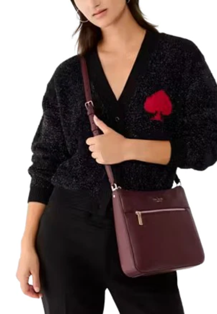 Kate Spade Lena Swingpack Large Crossbody Bag In Cherrywood KH431