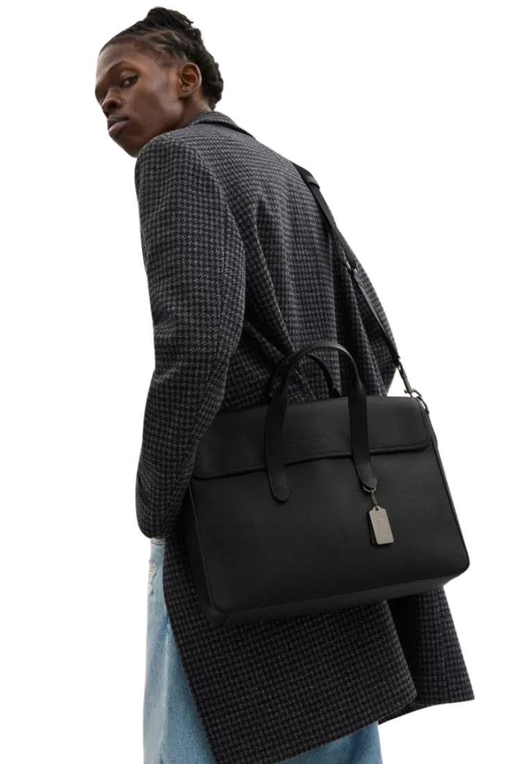 Coach Sullivan Portfolio Briefcase In Black C9875