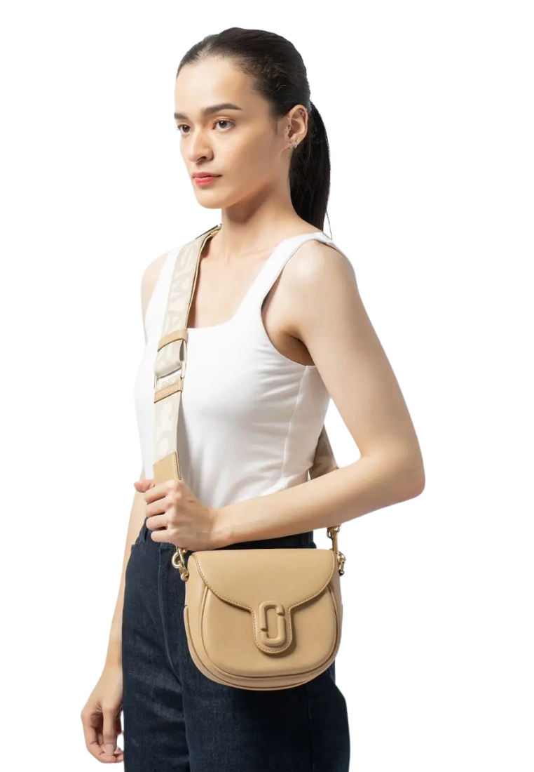 Marc Jacobs The Covered J Marc Saddle Bag In Camel 2S3HMS003H03