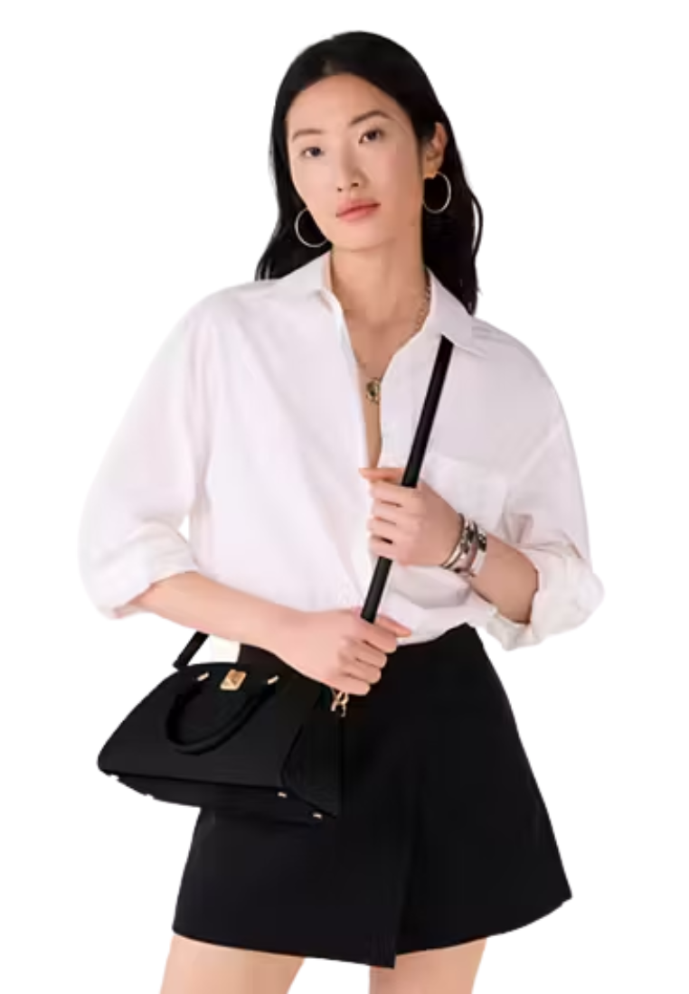 Kate Spade Phoebe Small Satchel Bag In Black KK114