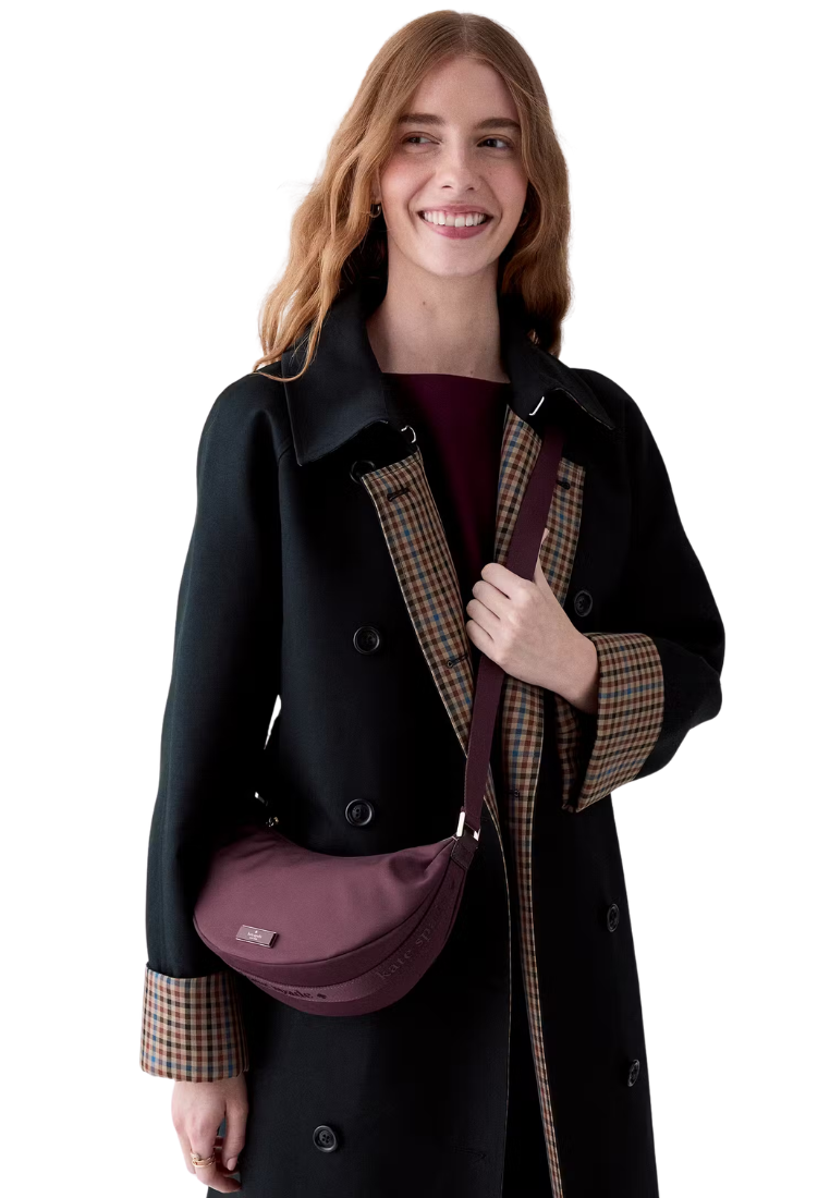 Kate Spade Carter Mini Crossbody Bag In Deep Cherry KP130