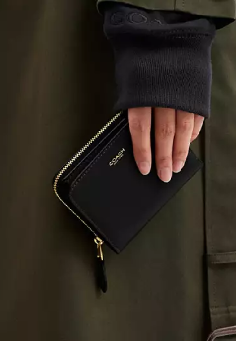 ( PREORDER ) Coach New York Billfold Wallet In Black CW565