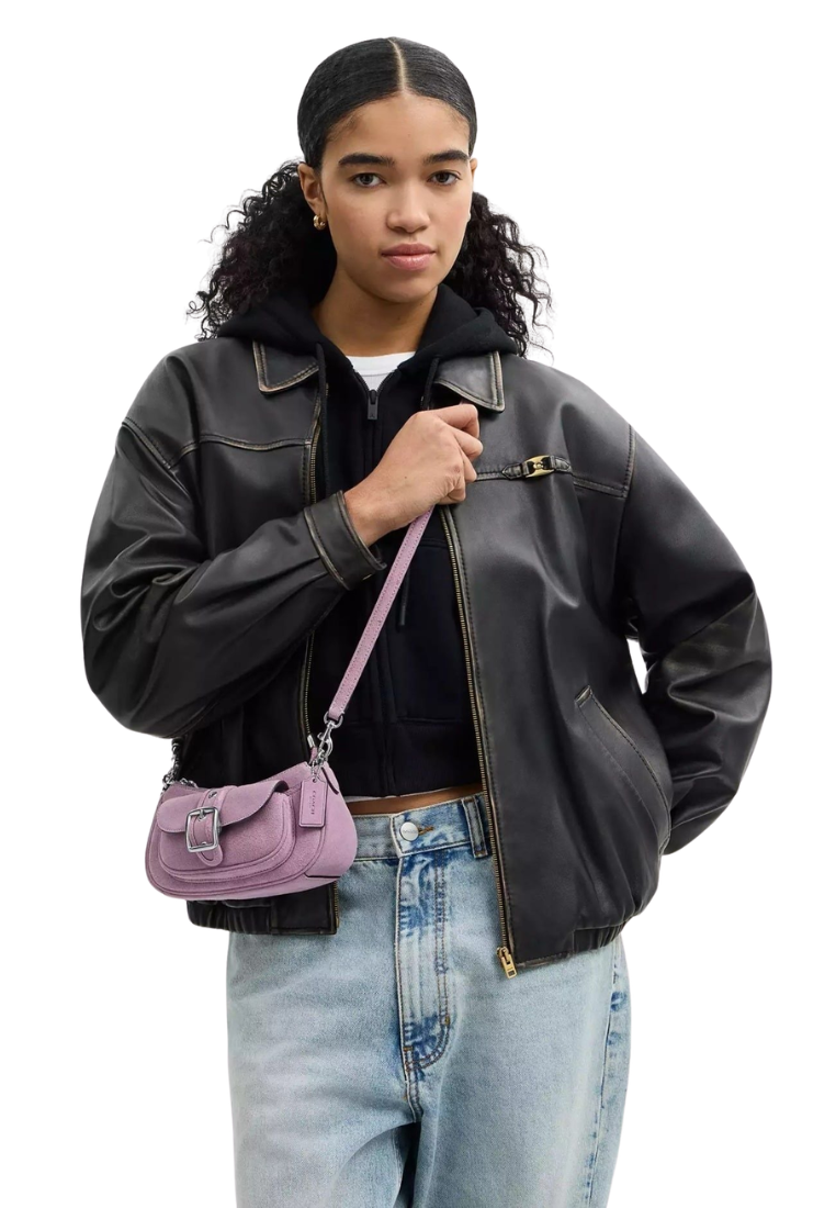 Coach Ashton Mini Shoulder Bag In Light Violet CDB12