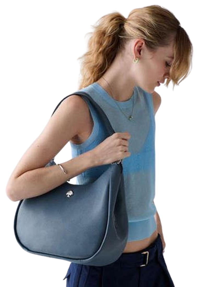 Kate Spade Kayla Shoulder Bag Large Triple Compartment In Twilight Blue KL804