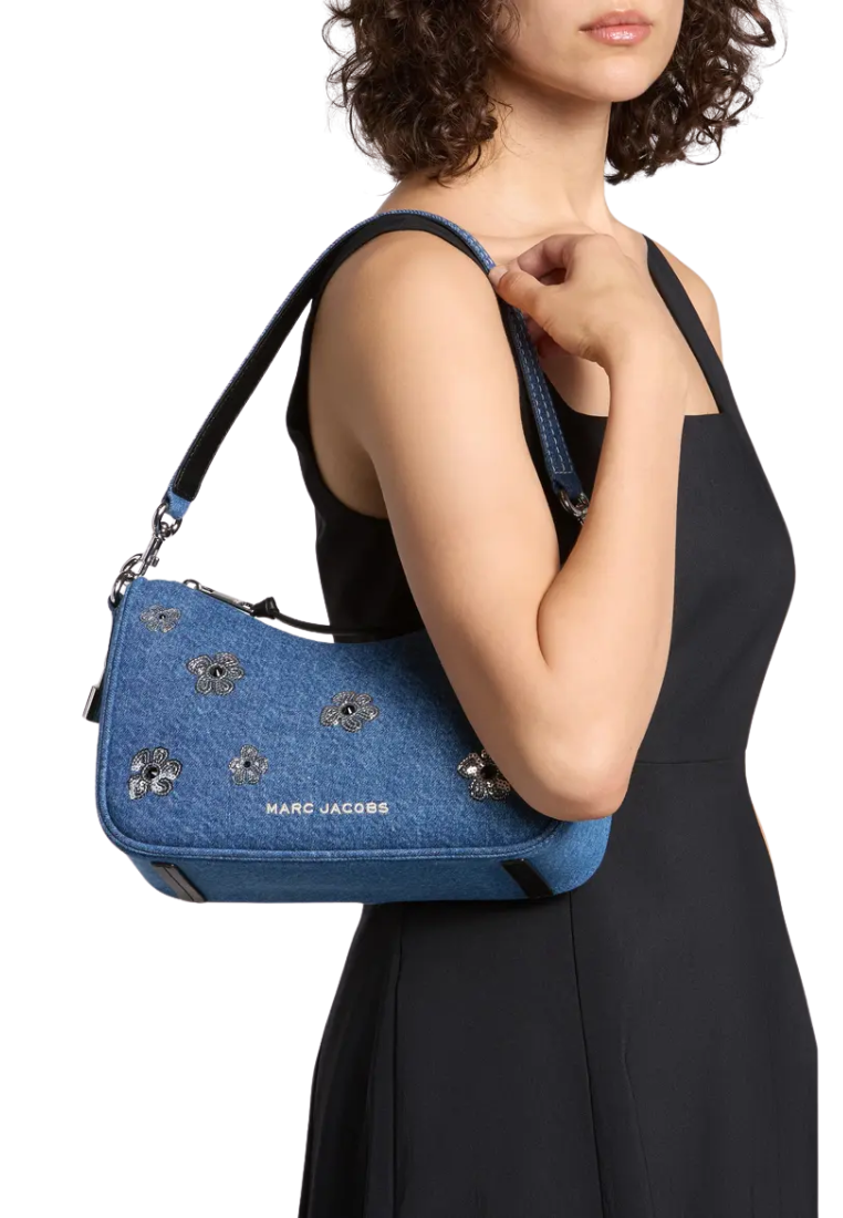 Marc Jacobs Daisy Sequin Drifter Shoulder Bag In Denim 4S6HSH399H02