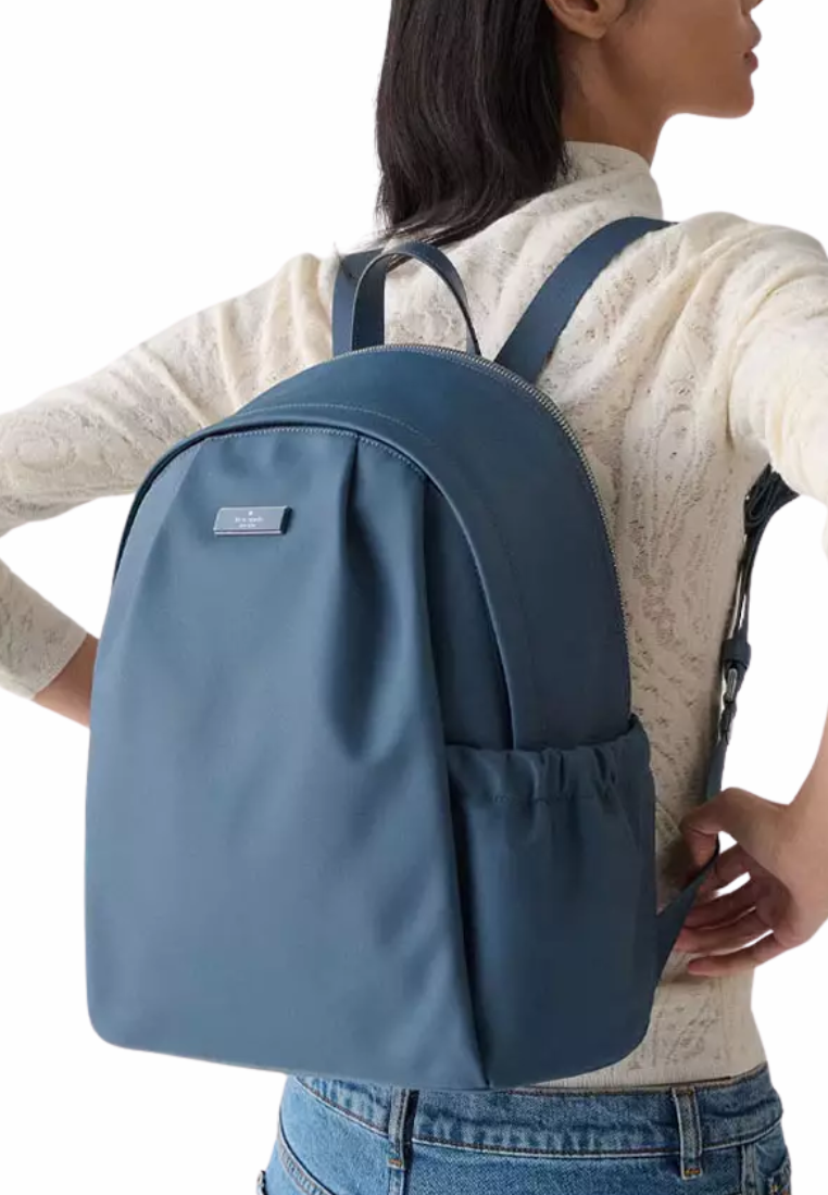 Kate Spade Carter Nylon Large Backpack In Bluestone KL962