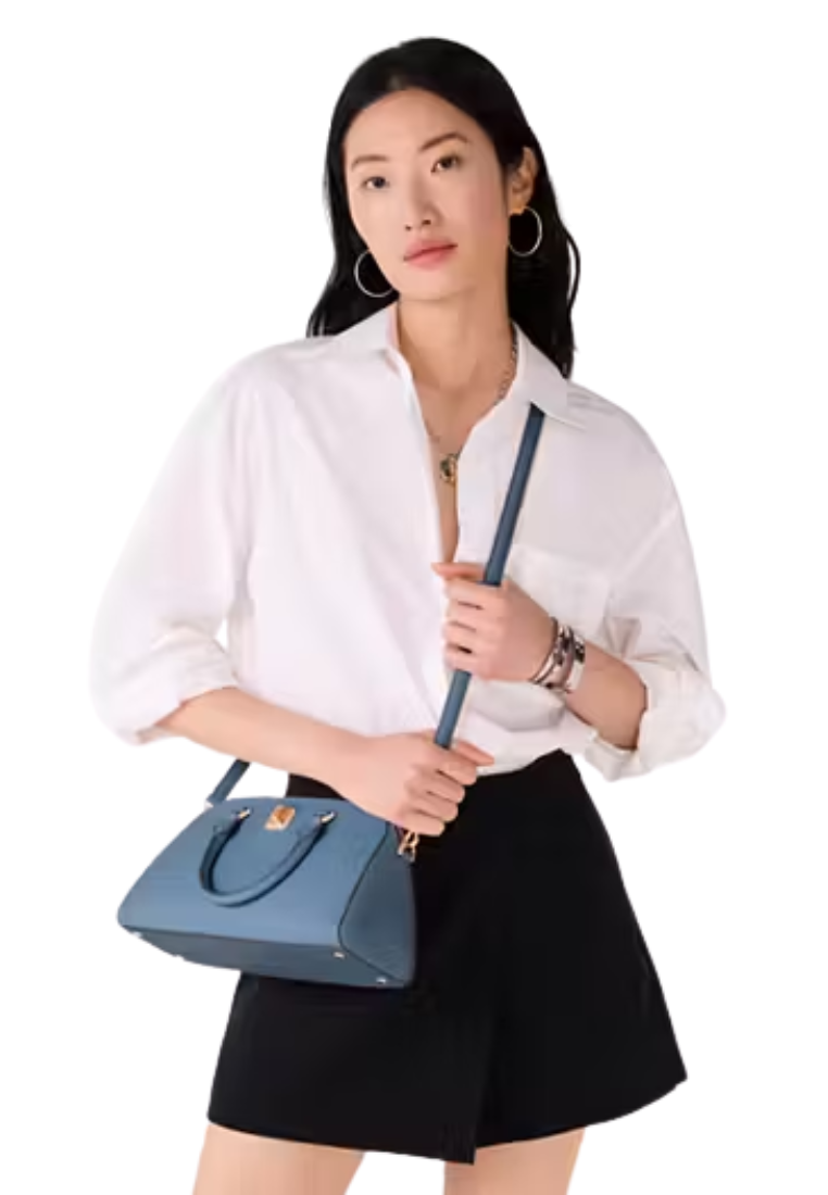 Kate Spade Phoebe Small Satchel Bag In Bluestone KK114