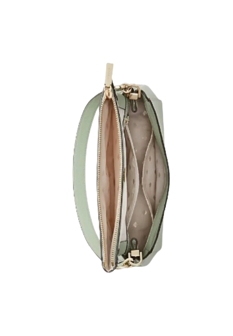 Kate Spade Leila Shoulder Bag Medium Flap In Beach Glass K6029
