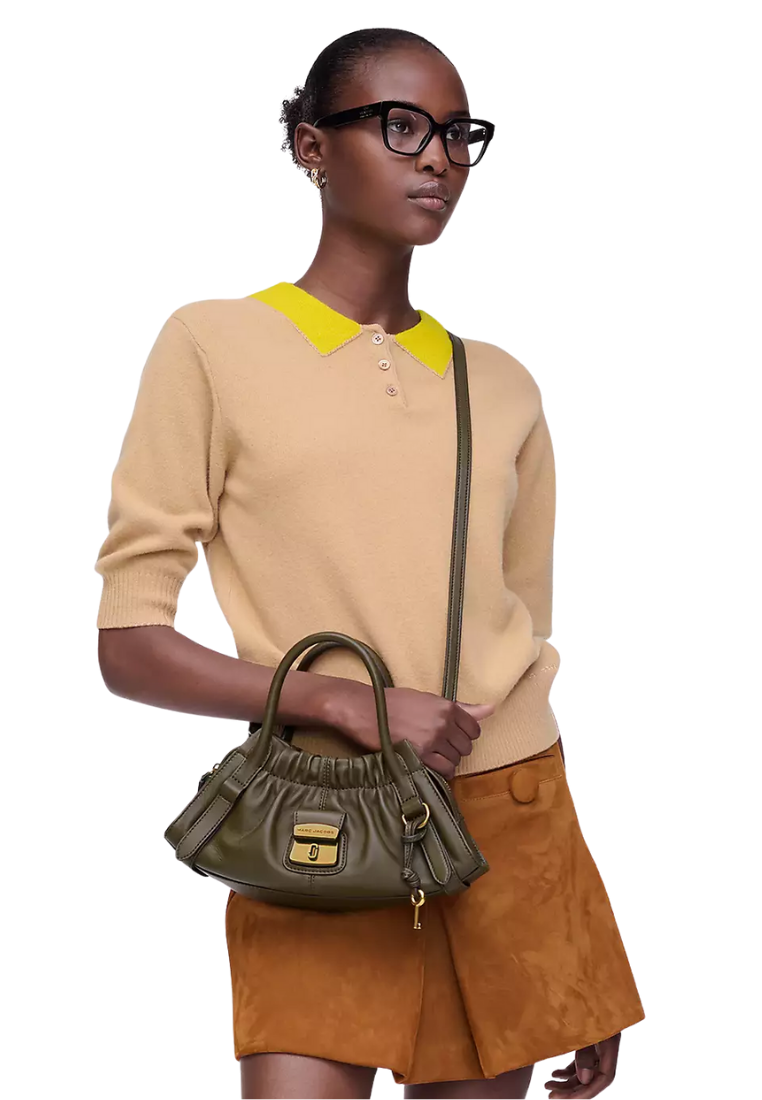 ( PREORDER ) Marc Jacobs The Cristina Small Satchel Bag In Beech 2F5HCR014H01