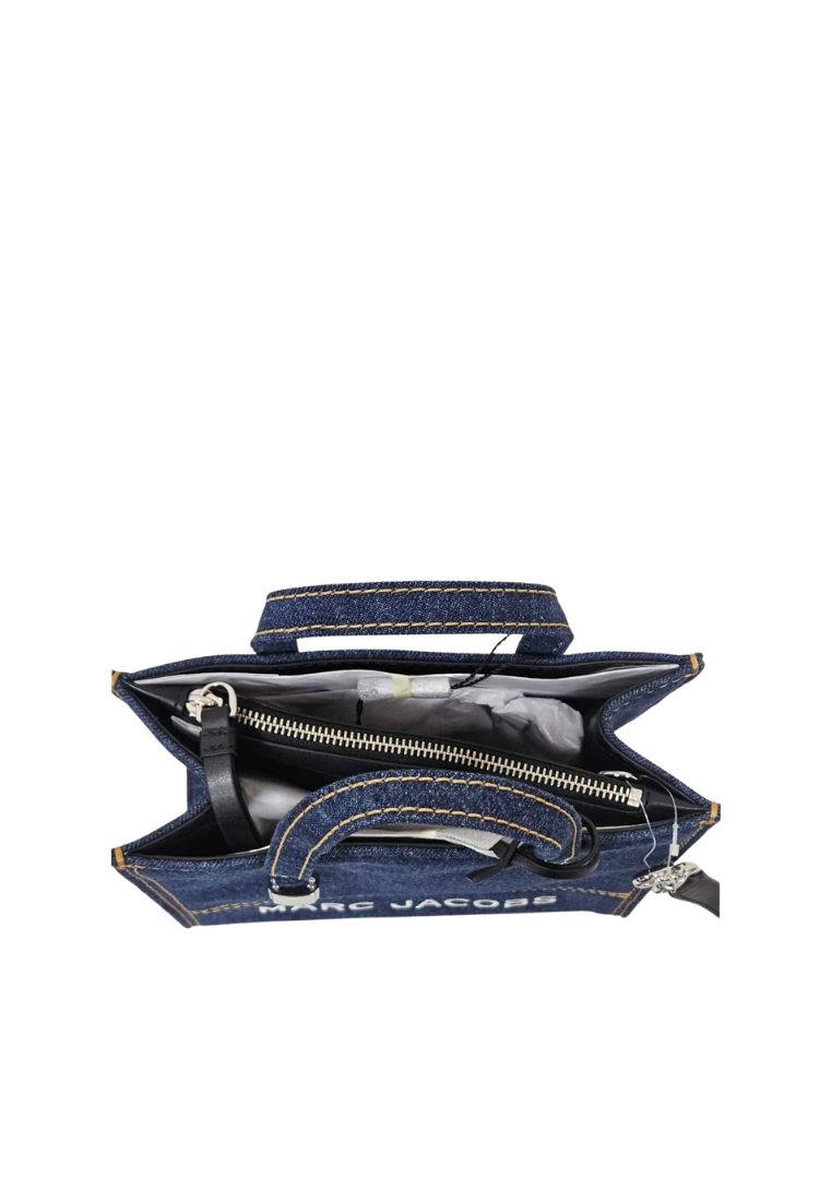 Marc Jacobs Mini Grind Denim Tote Bag In Denim 4S5HTT078H02